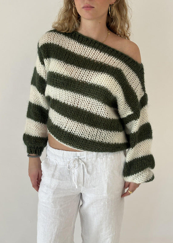 Locker gestrickter Pullover