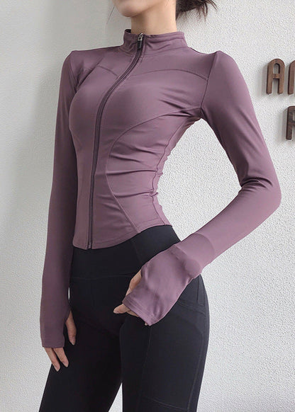Langärmeliges Oberteil mit Reißverschluss