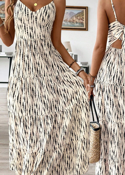 Langes Kleid im Boho-Stil
