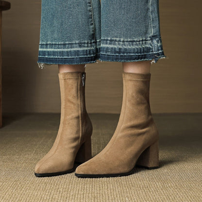 Bottines Stretch à Talons