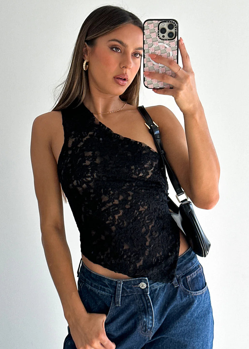 Haut à col incliné