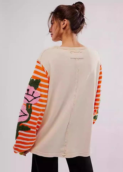 Rosenfarbener T-Shirt