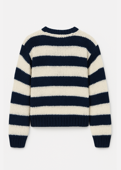 Locker gestrickter Pullover