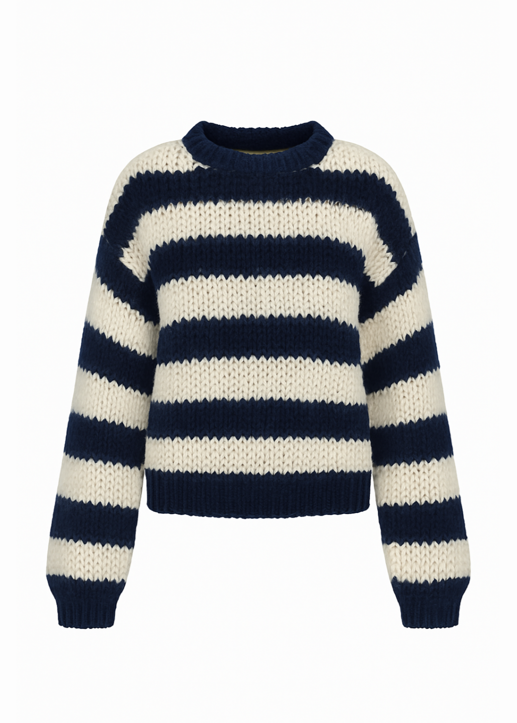 Locker gestrickter Pullover