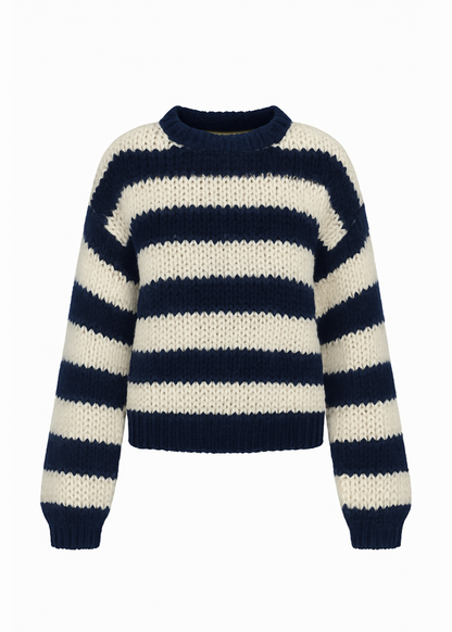 Locker gestrickter Pullover